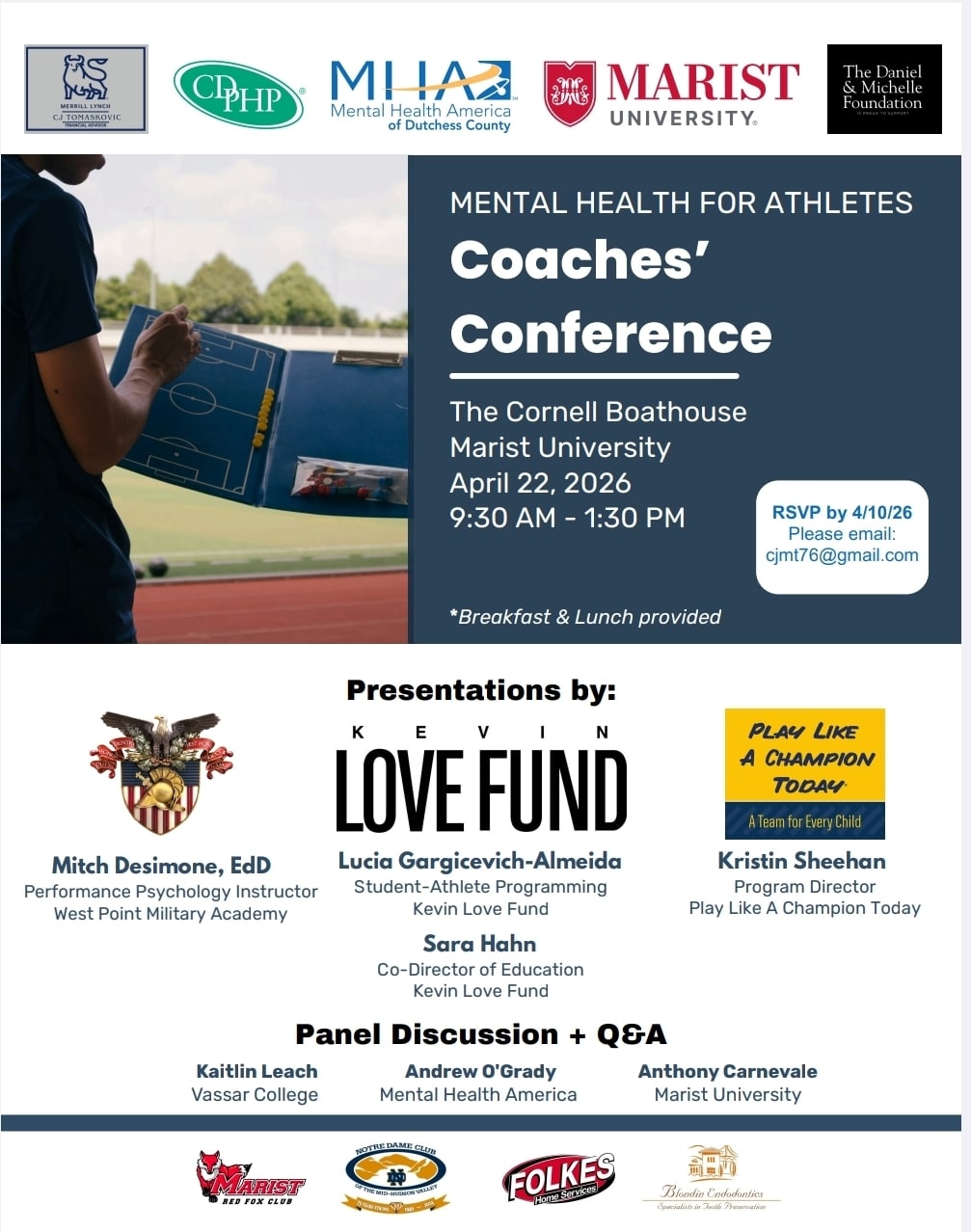 Mental Health for Athletes Flyer